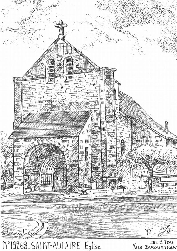 N 19268 - ST AULAIRE - église